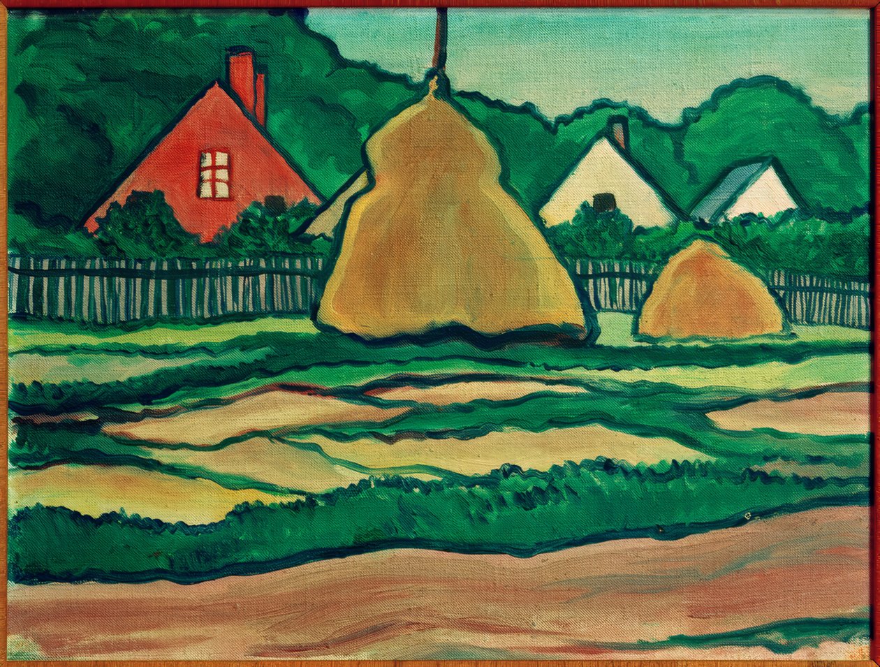 Dorp door Paul Adolf Seehaus