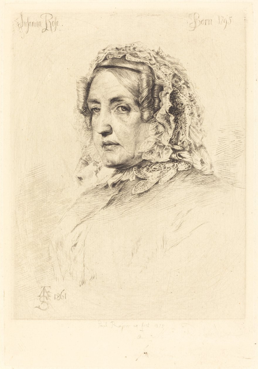 Suzanna Rose door Paul Adolphe Rajon