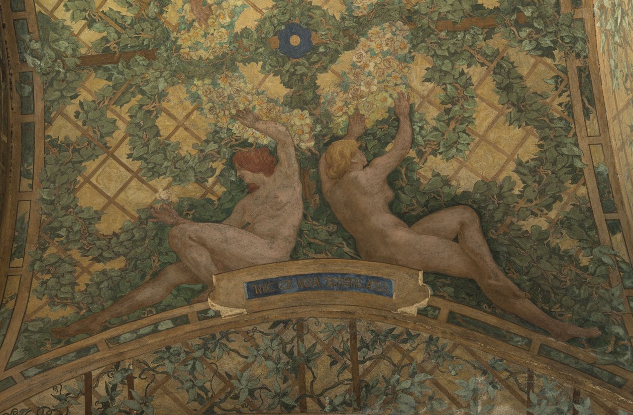 De seizoenen: Lente, tussen 1909 en 1910 door Paul Albert Baudouin