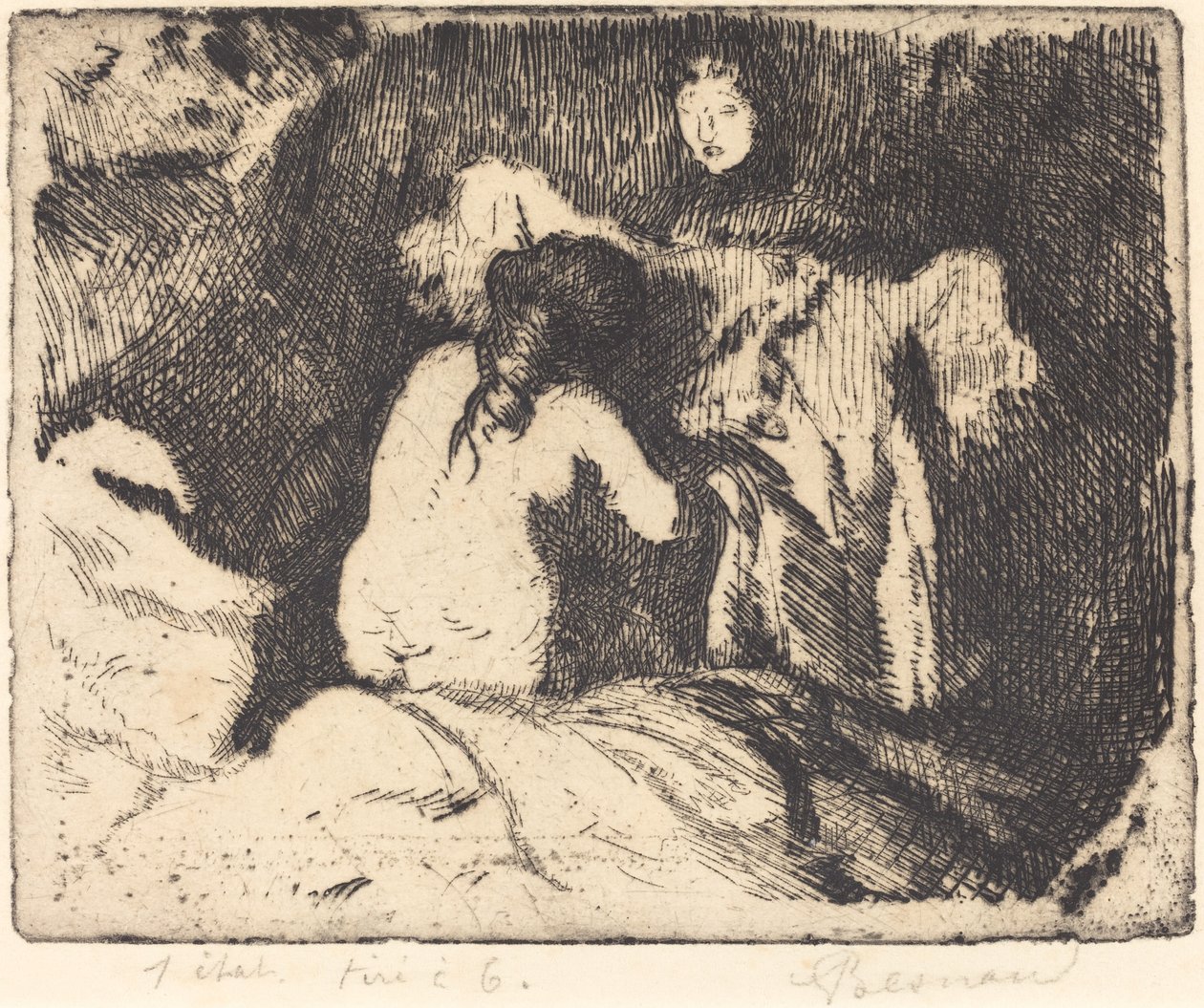 Opstaan, 1913 door Paul Albert Besnard