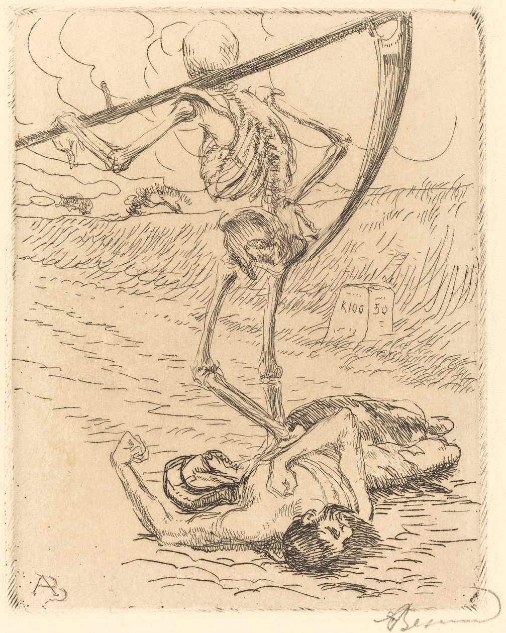 Onverschillig Indifférente, 1900 door Paul Albert Besnard