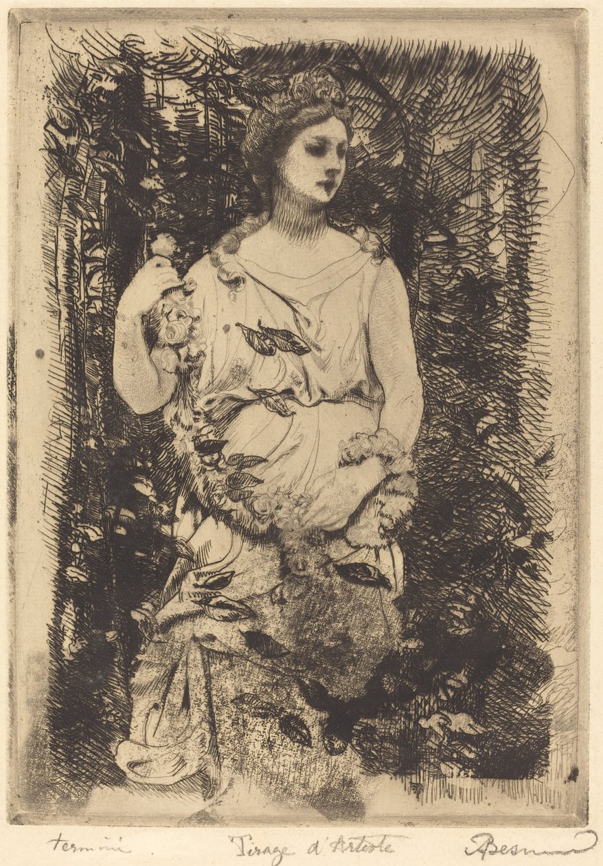 La Flore de le Gros door Paul Albert Besnard