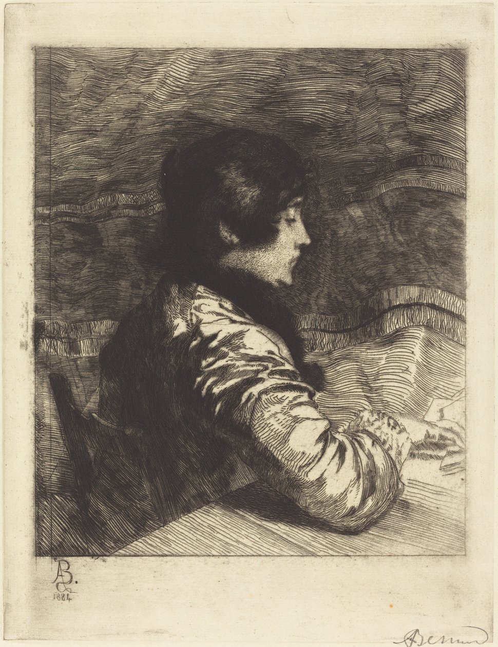 Madame Besnard door Paul Albert Besnard