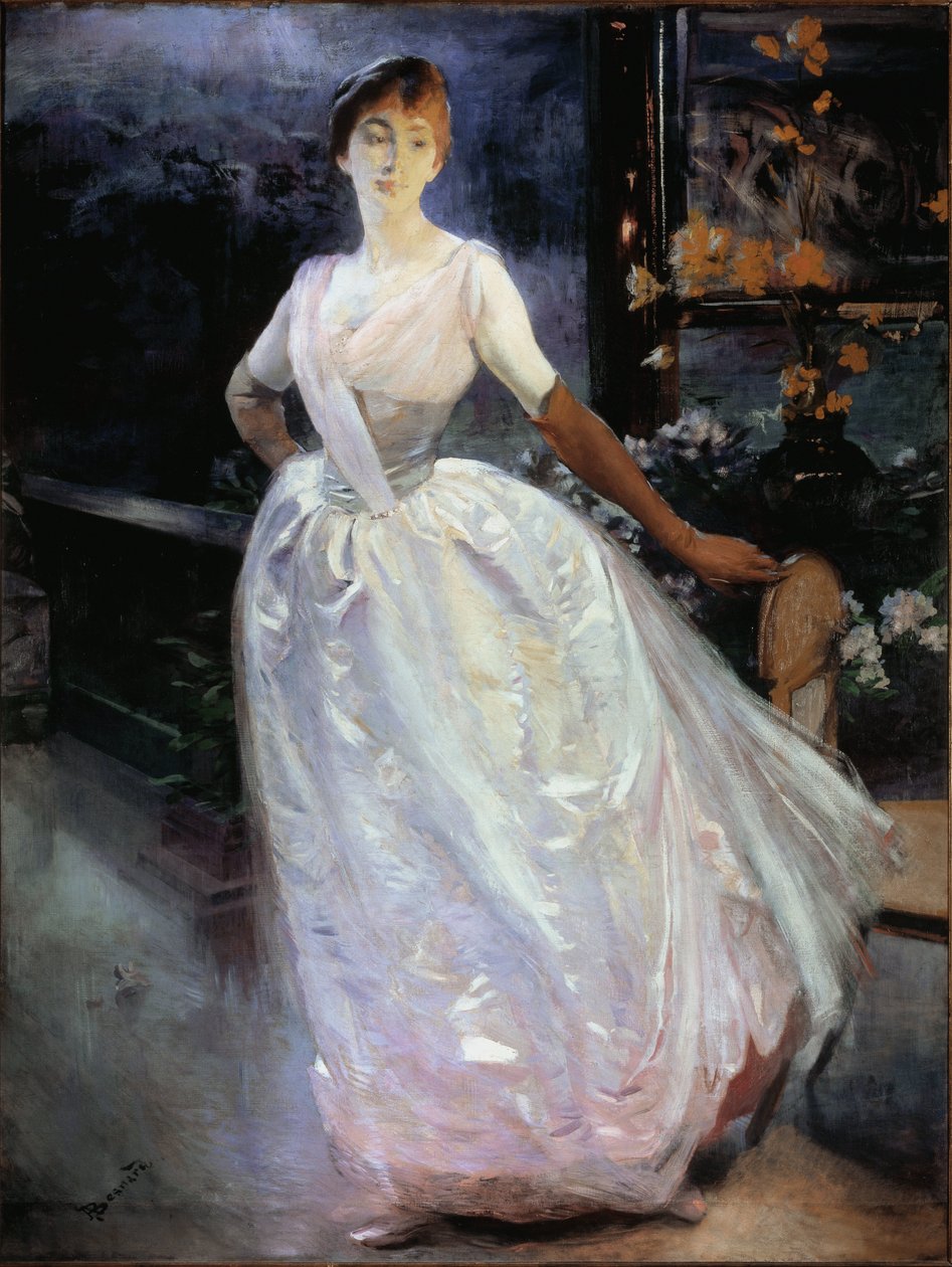 Portret van Madame Roger Jourdain door Paul Albert Besnard