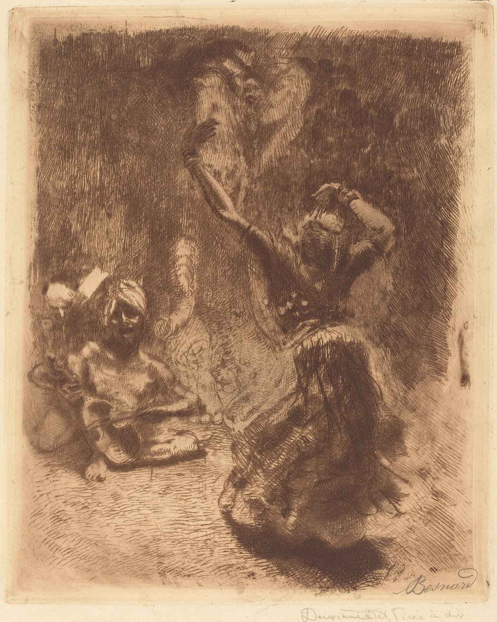 De Danseres van Tanjore La bayadère de Tanjore door Paul Albert Besnard