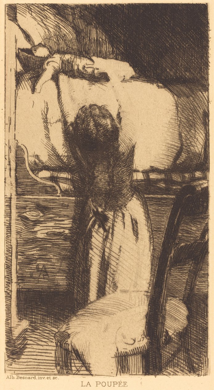 De pop La Poupée, 1888 door Paul Albert Besnard