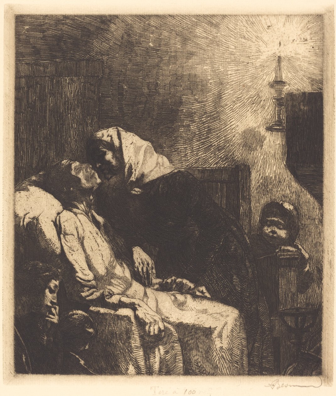 Het einde, 1883 door Paul Albert Besnard