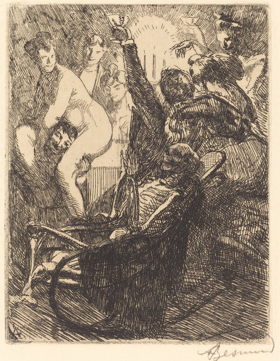 De Orgie door Paul Albert Besnard