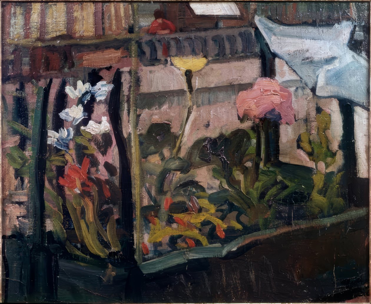 Het balkon door Paul Basilius Barth