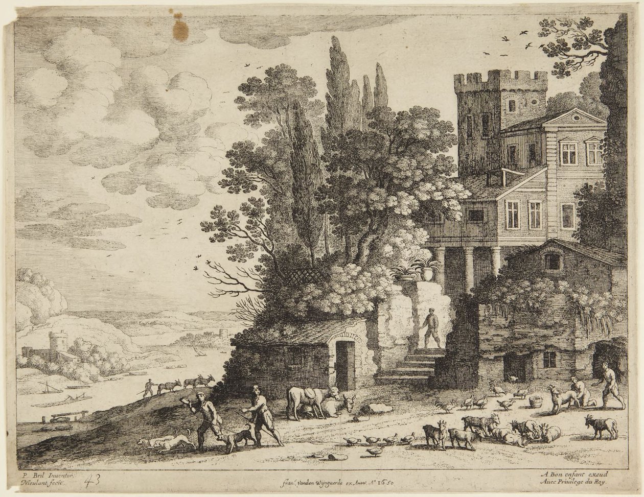 Geitenhoeders door Paul Bril