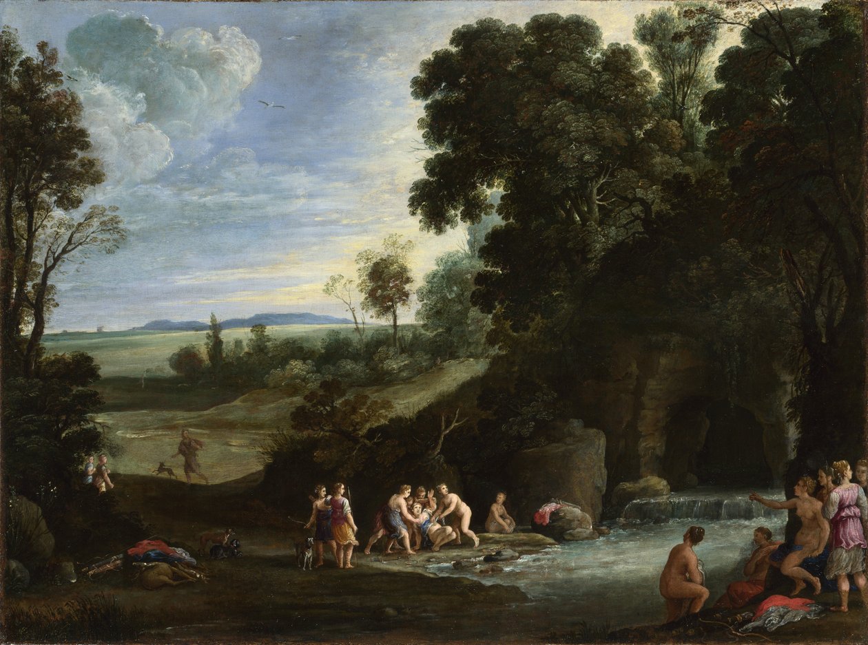 Diana en Callisto, 1620s door Paul Brill