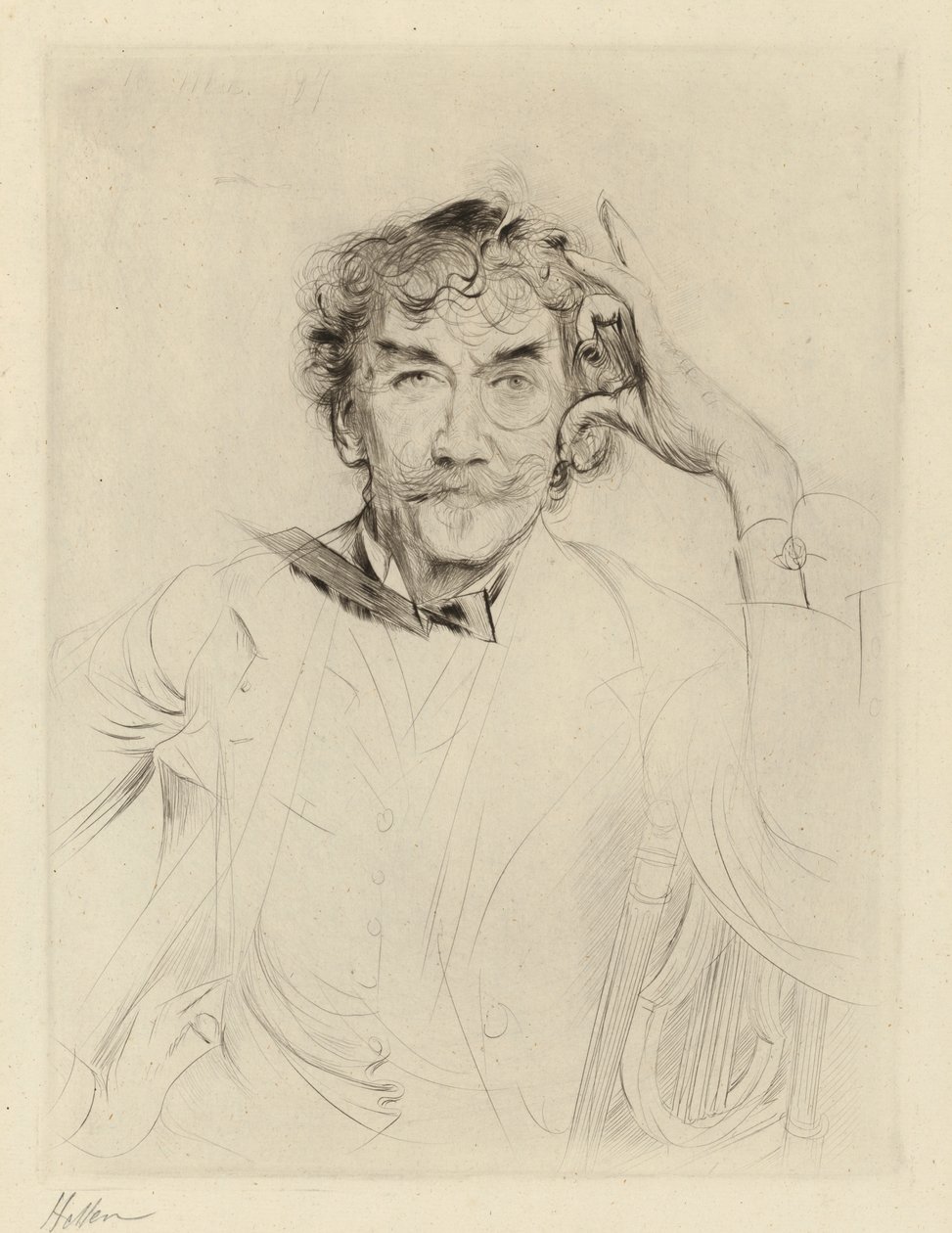 J. A. M. Whistler door Paul Cesar Helleu