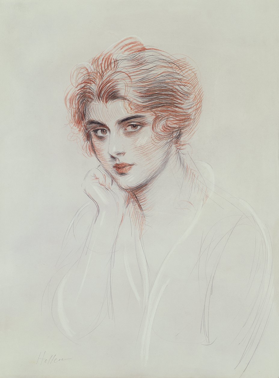 De dochter van de kunstenaar door Paul Cesar Helleu