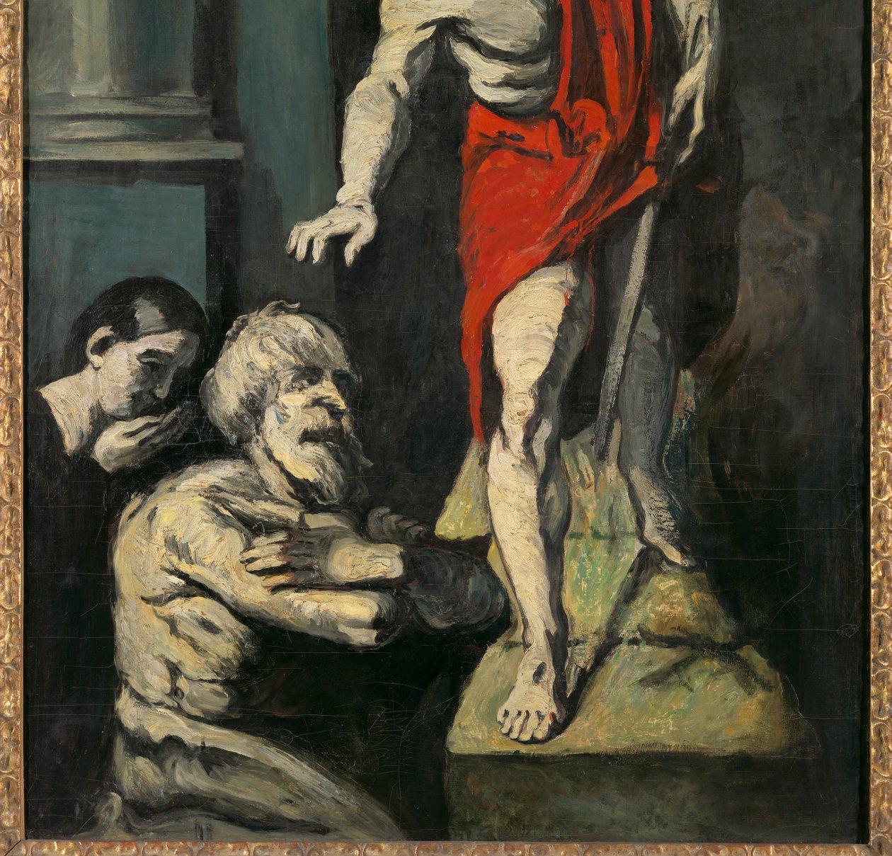 Christus met de ledematen door Paul Cézanne