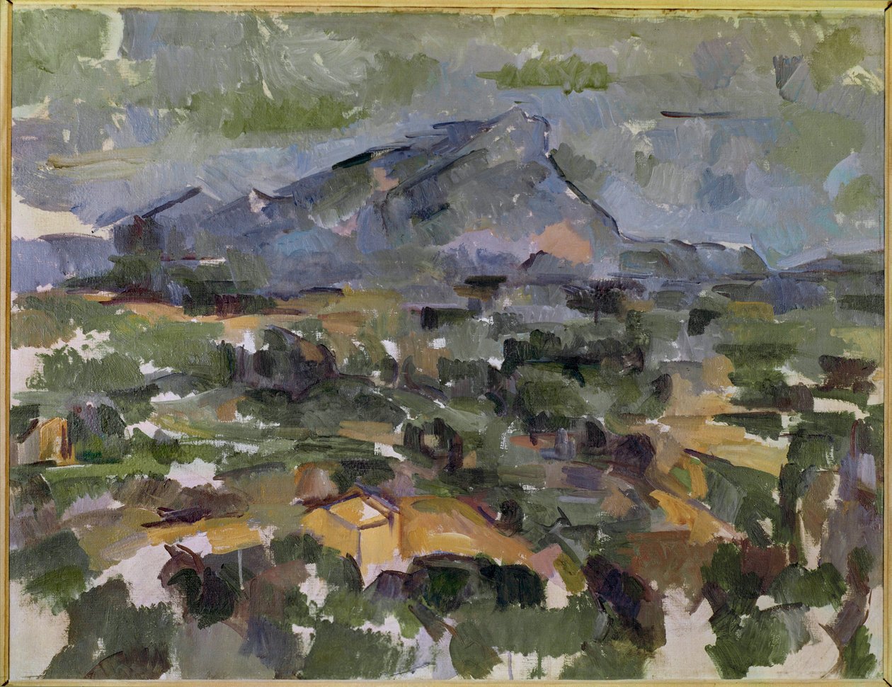 De berg Sainte-Victoire door Paul Cézanne