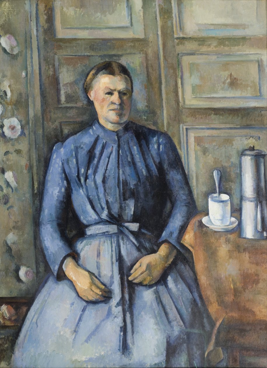 De vrouw met de koffiekan door Paul Cézanne