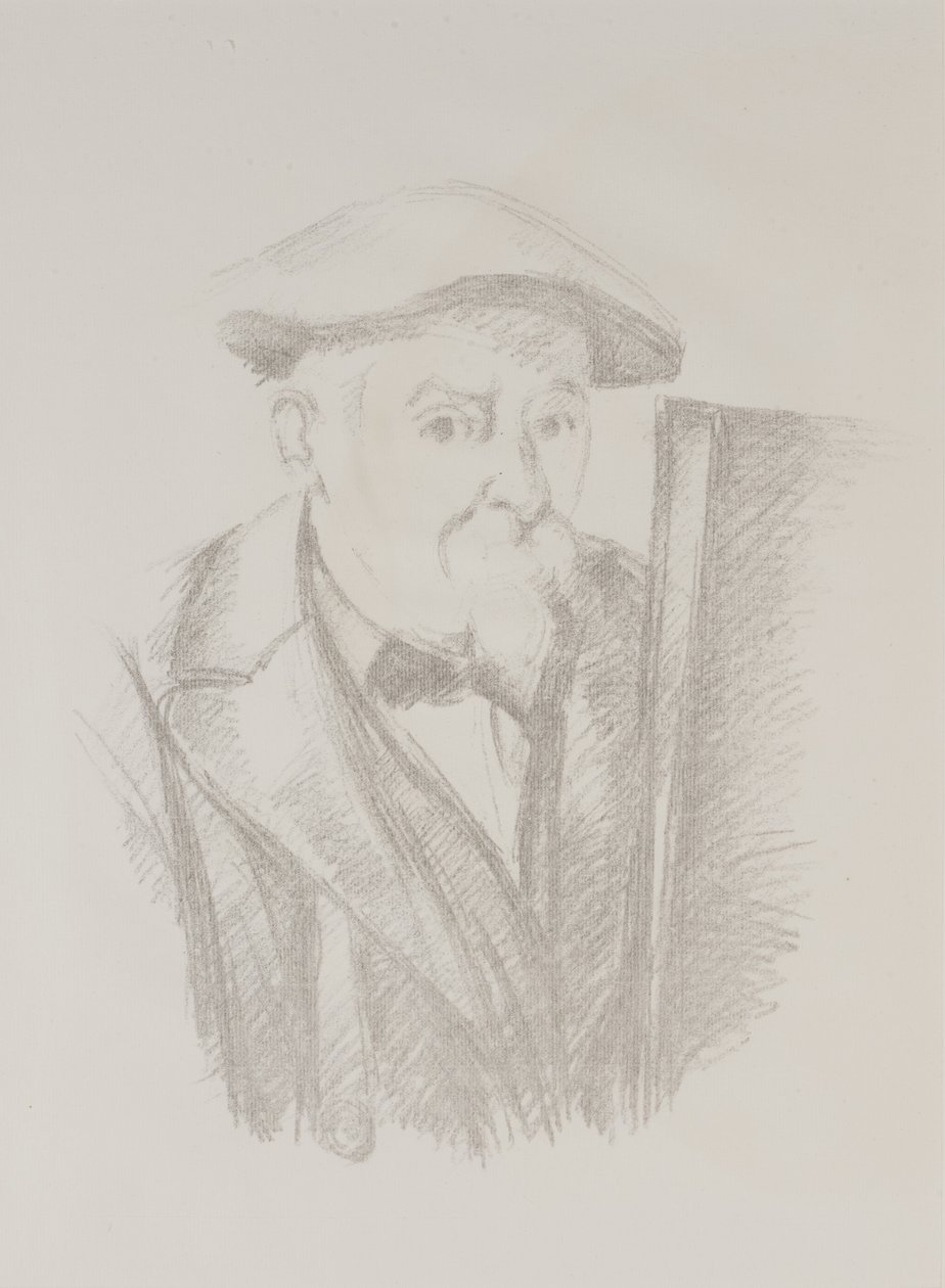 Zelfportret voor een ezel door Paul Cézanne