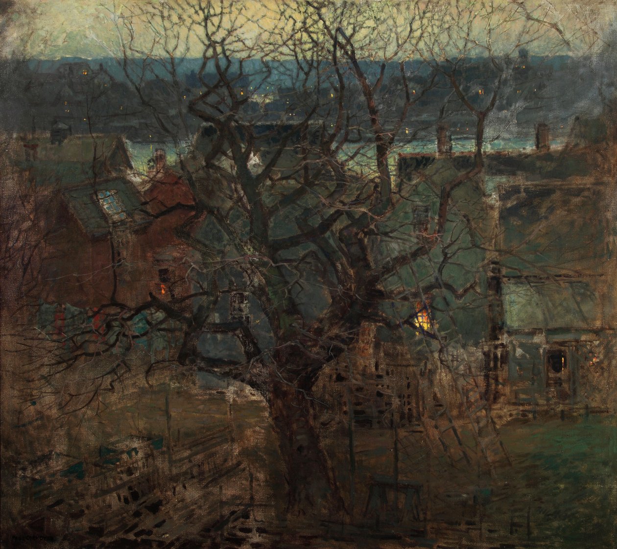 De Charles River, Boston door Paul Cornoyer