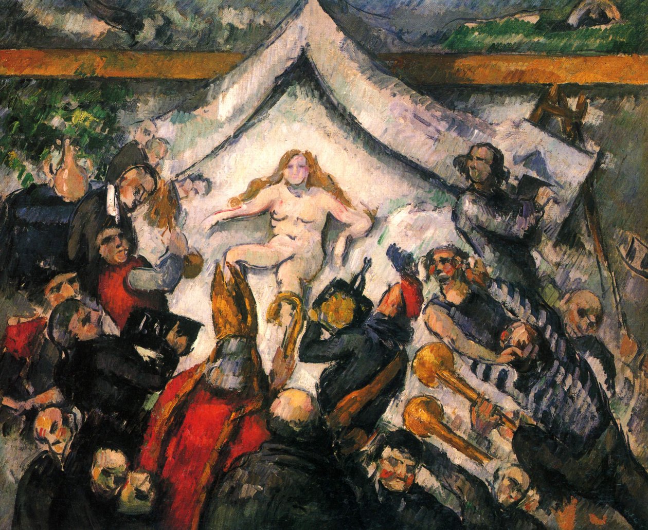 Het eeuwige vrouwelijke door Paul Cézanne