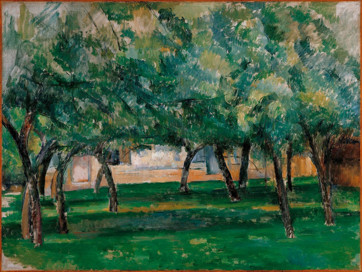 Boerderij in Normandië, ca. 1885-86 door Paul Cézanne