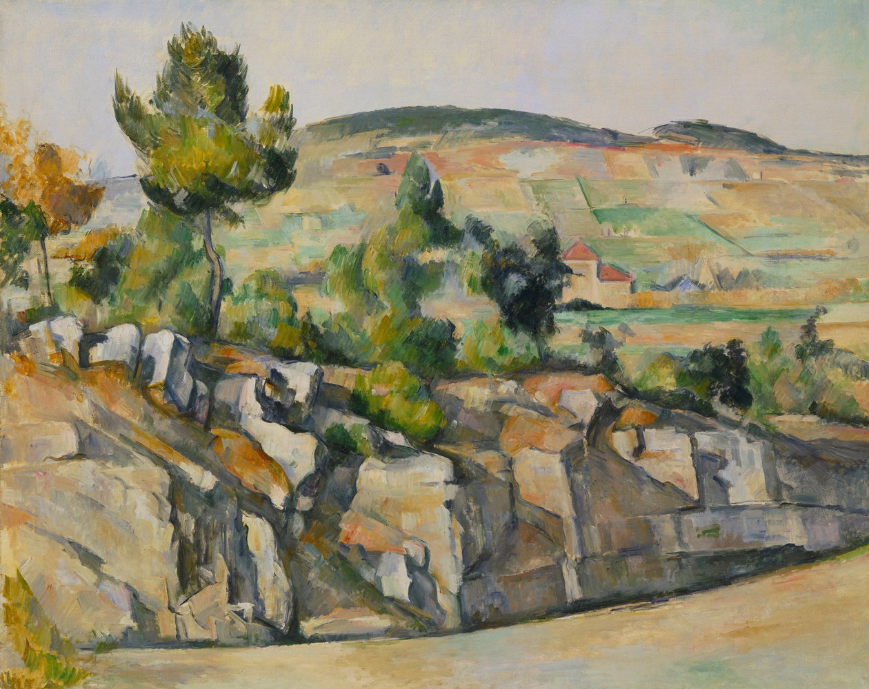Frans: La Route en Provence La Route en Provence door Paul Cézanne