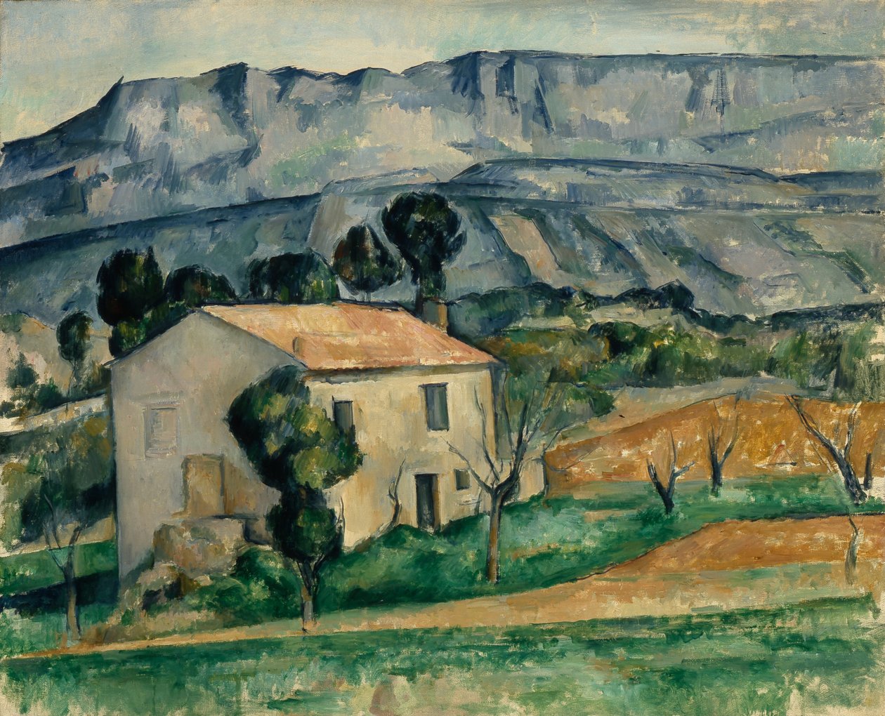 Frans:  Maison en Provence Huis in de Provence door Paul Cézanne