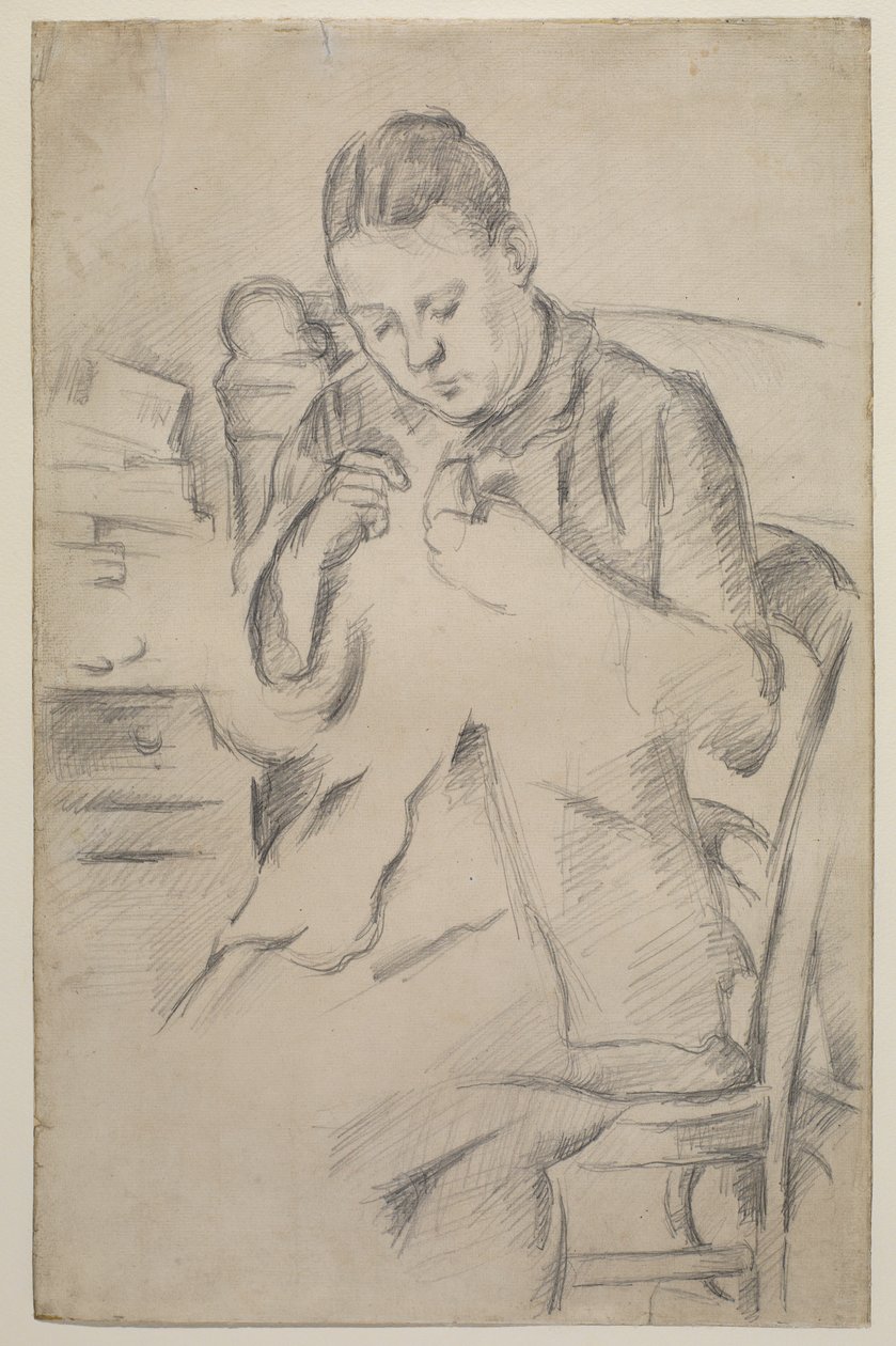 Hortense Fiquet door Paul Cézanne