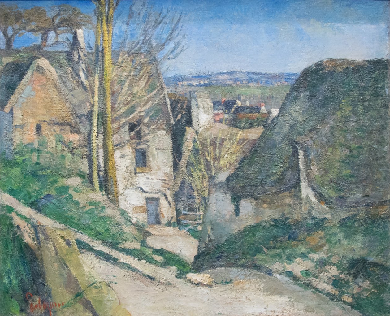 Het huis van de gehangene door Paul Cézanne
