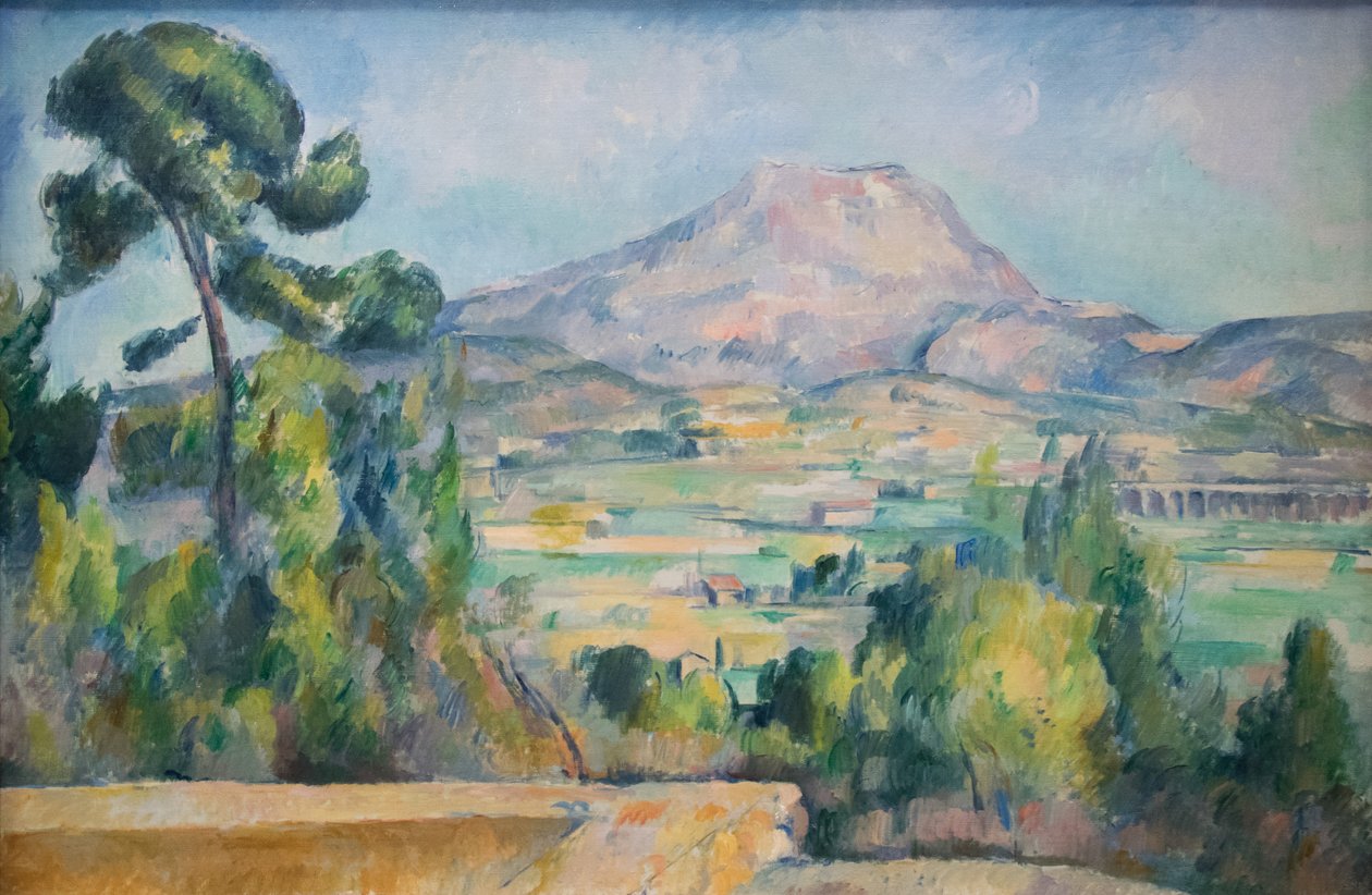 De berg Sainte-Victoire door Paul Cézanne