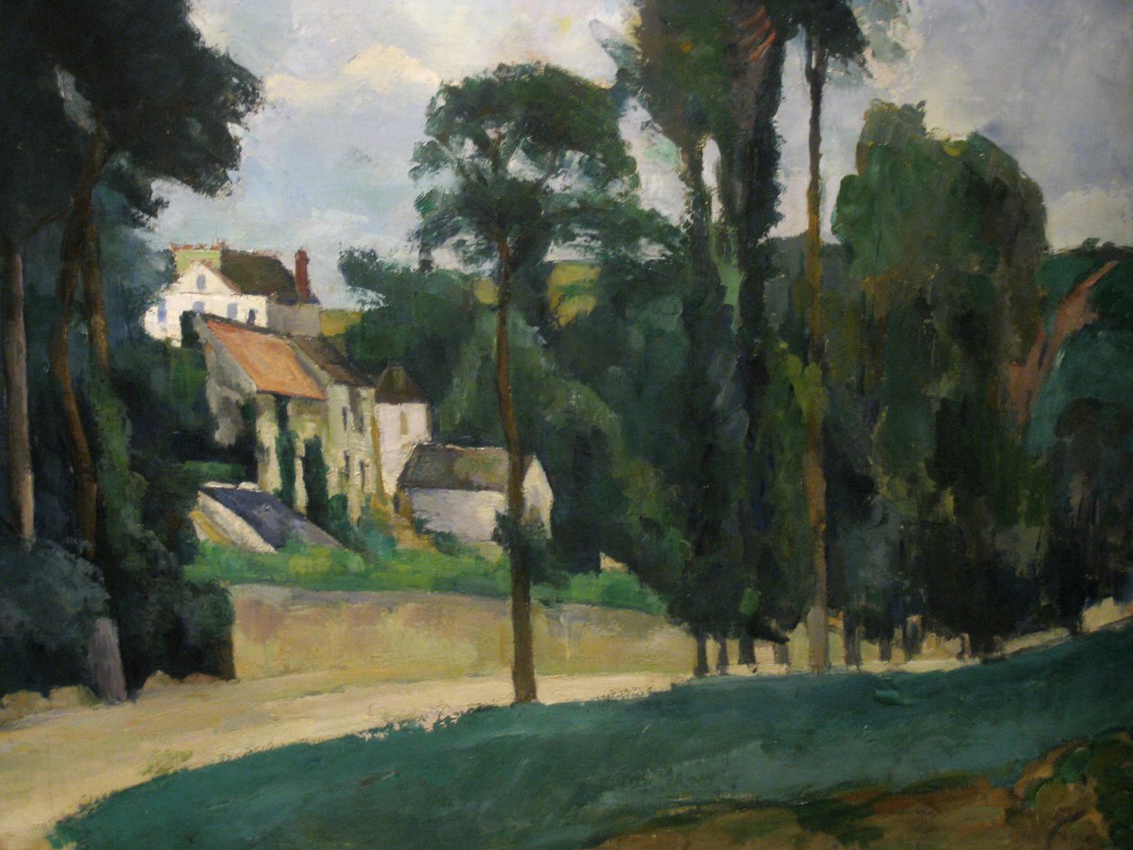De route van Pontoise door Paul Cézanne