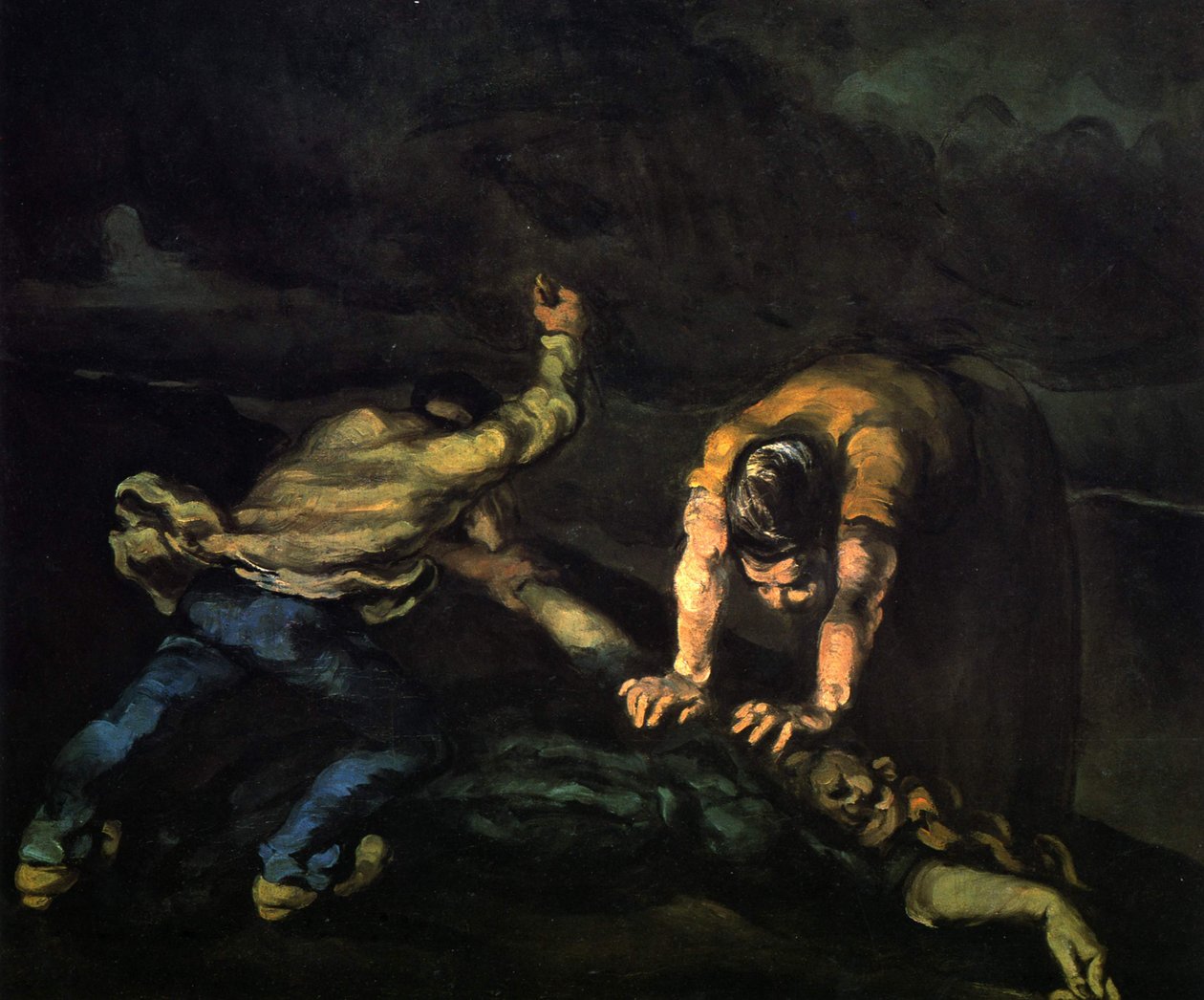 De moord door Paul Cézanne