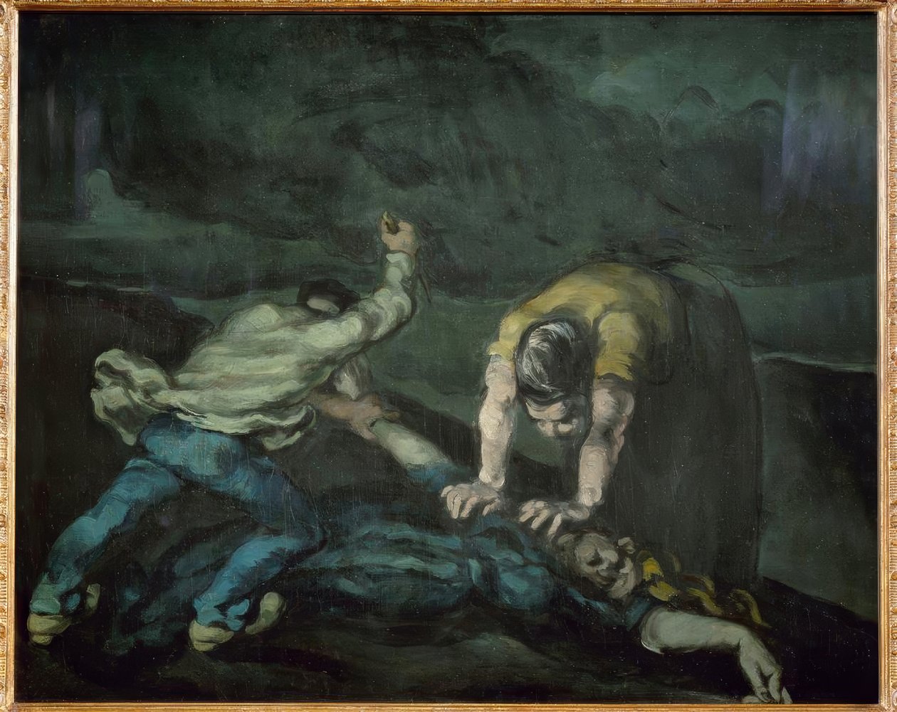 De moord door Paul Cézanne