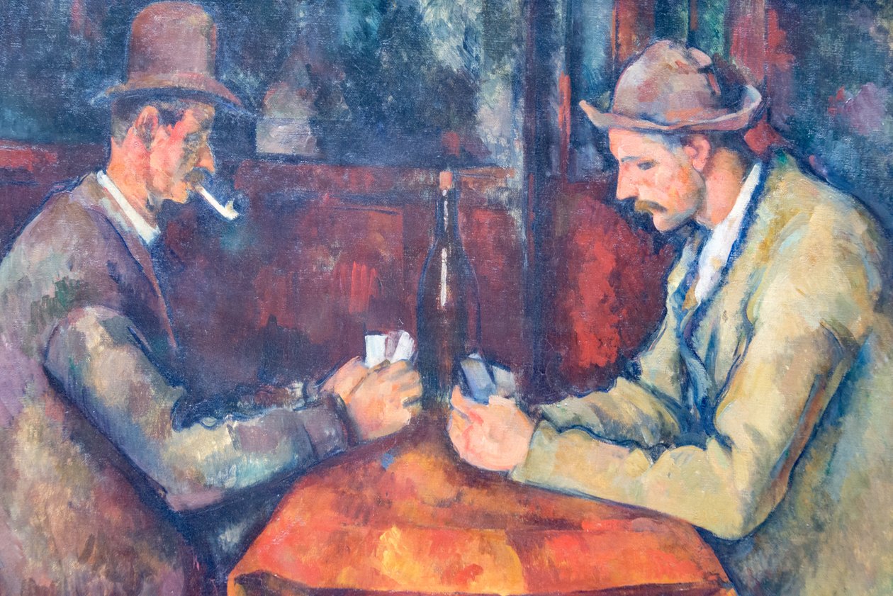 De kaartspelers, door Cézanne, Musée d
