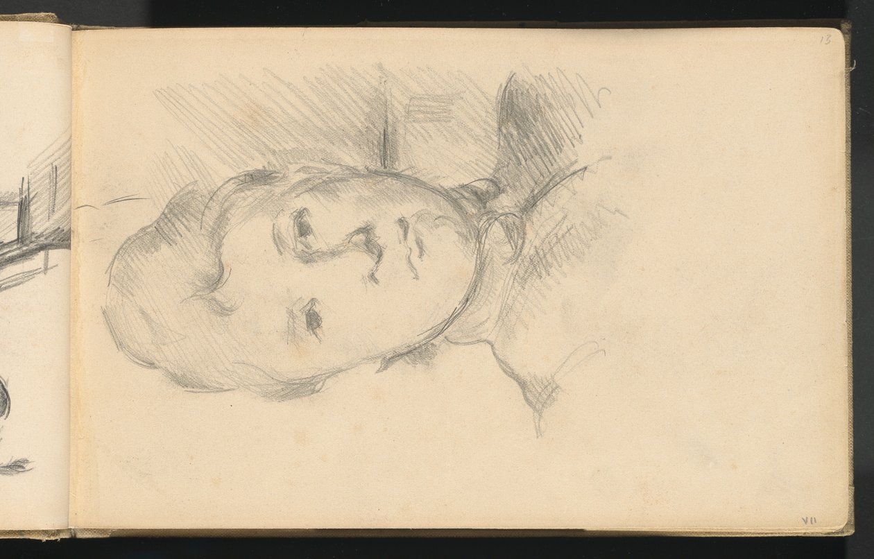 Madame Cézanne door Paul Cézanne