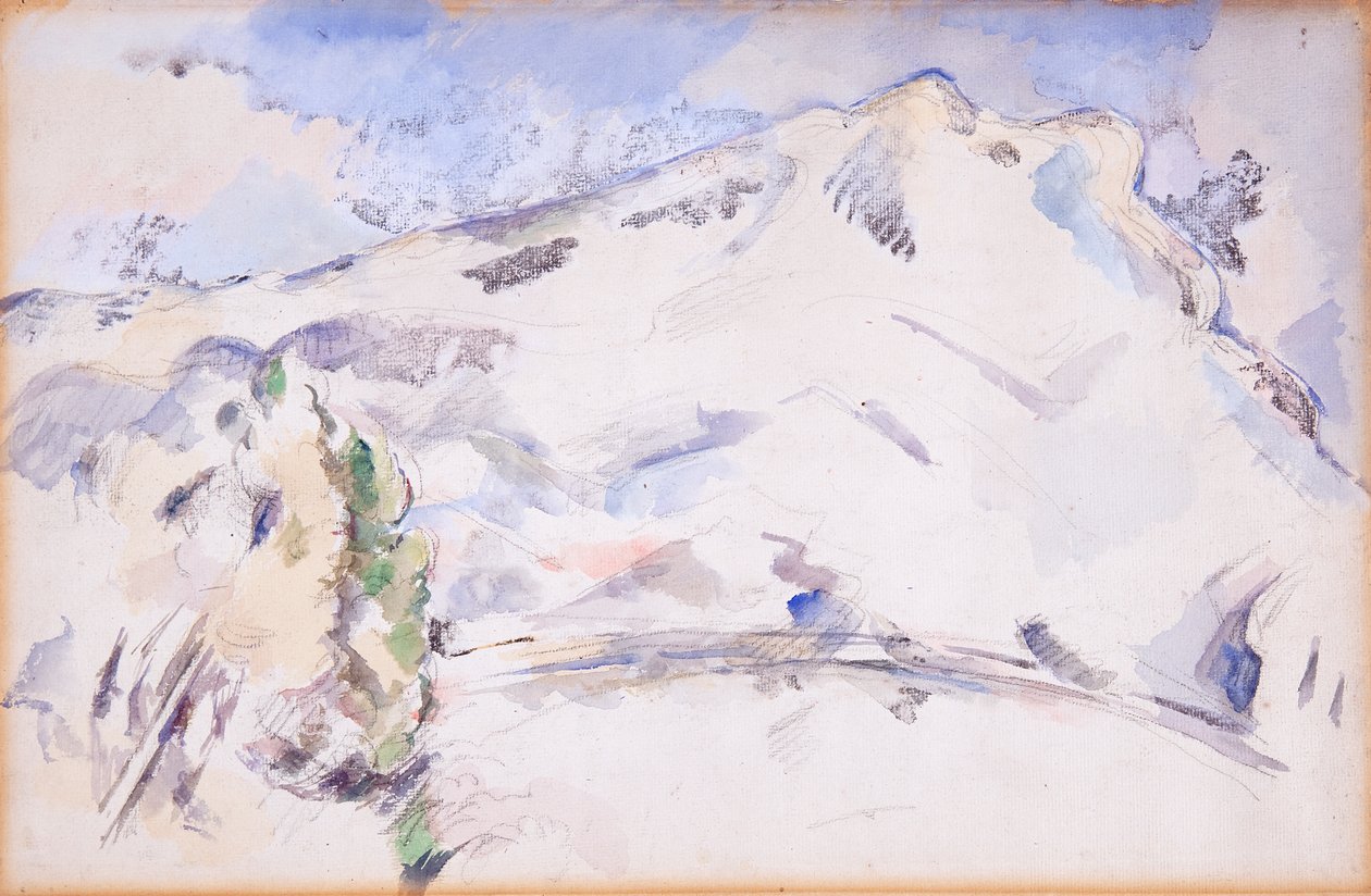 Mont Sainte-Victoire door Paul Cézanne