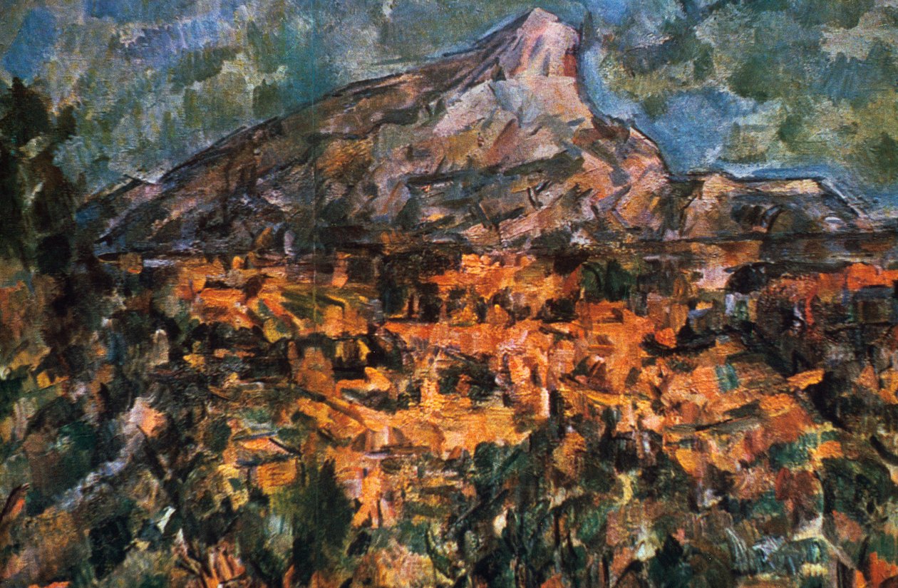 Mont Sainte Victoire door Paul Cézanne