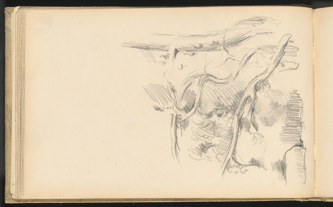 Pijnboom door Paul Cézanne