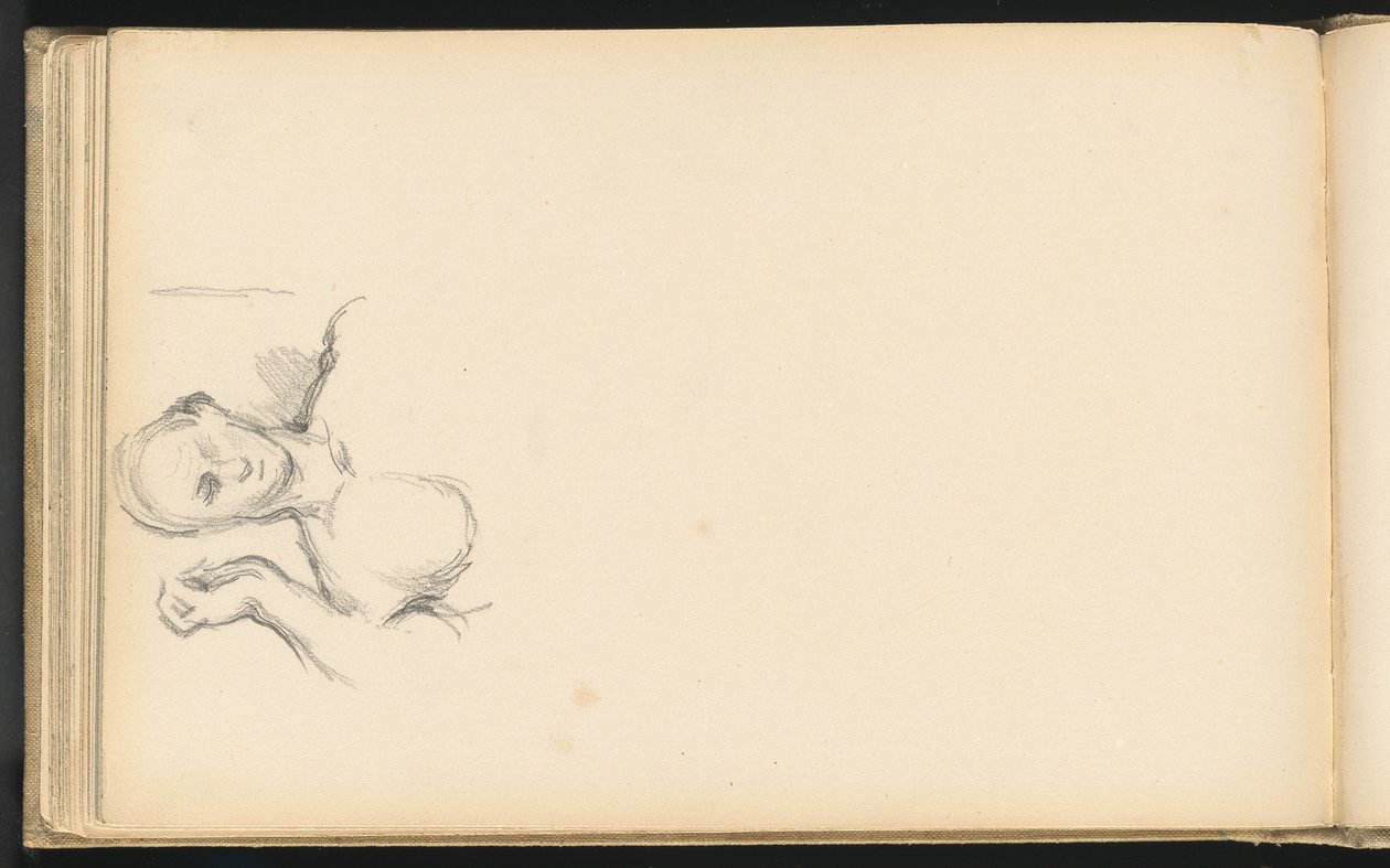 Studie van "De Romeinse Redenaar (Germanicus)" door Paul Cézanne