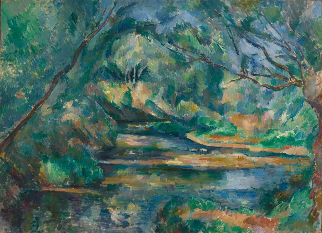 De beek, ca. 1895-1900 door Paul Cézanne