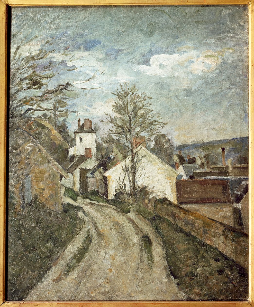 Het huis van dokter Gachet in Auvers door Paul Cézanne
