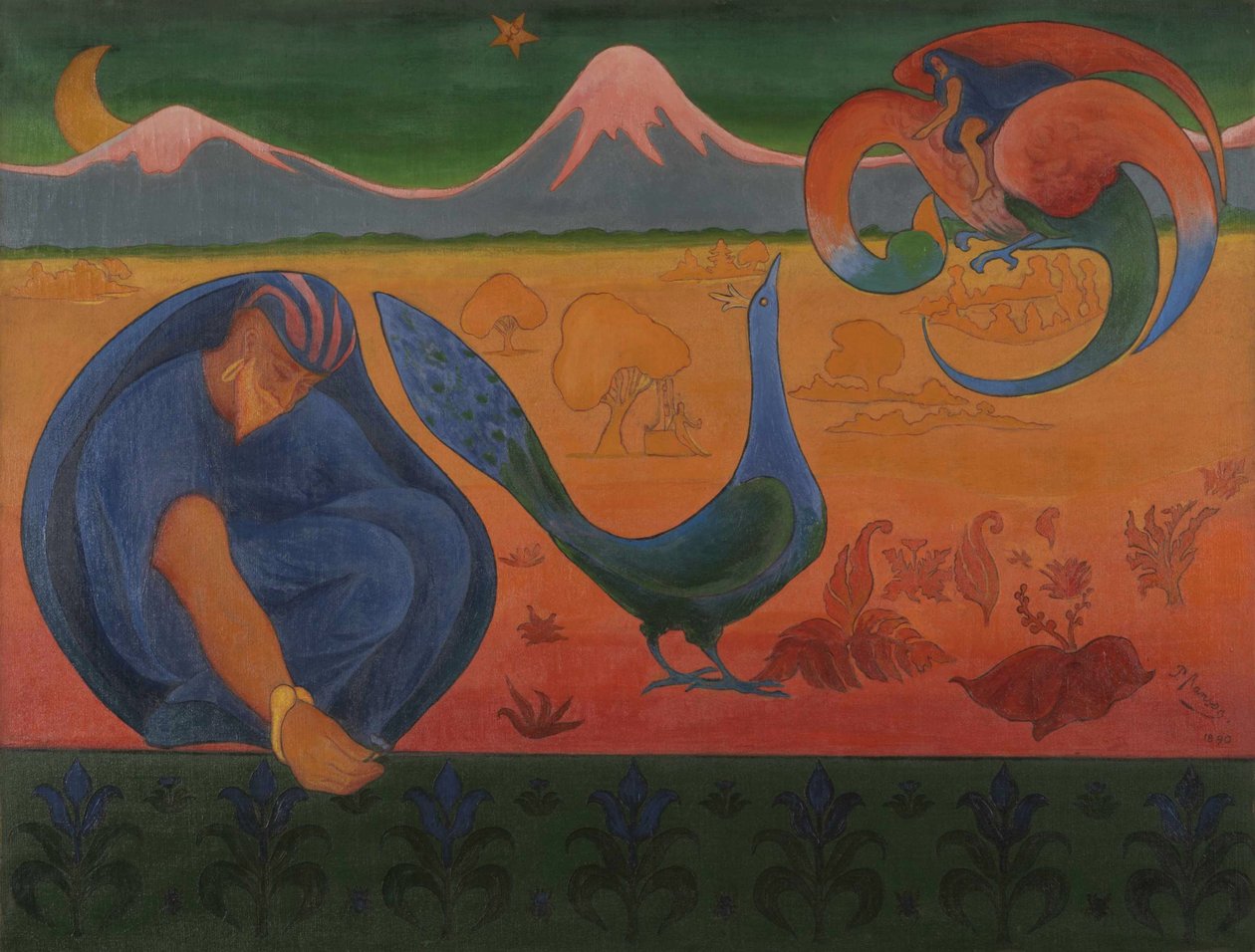 Het Nabische Landschap door Paul Elie Ranson