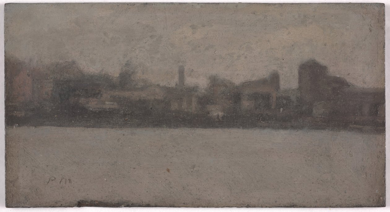 De Theems bij Battersea door Paul Fordyce Maitland