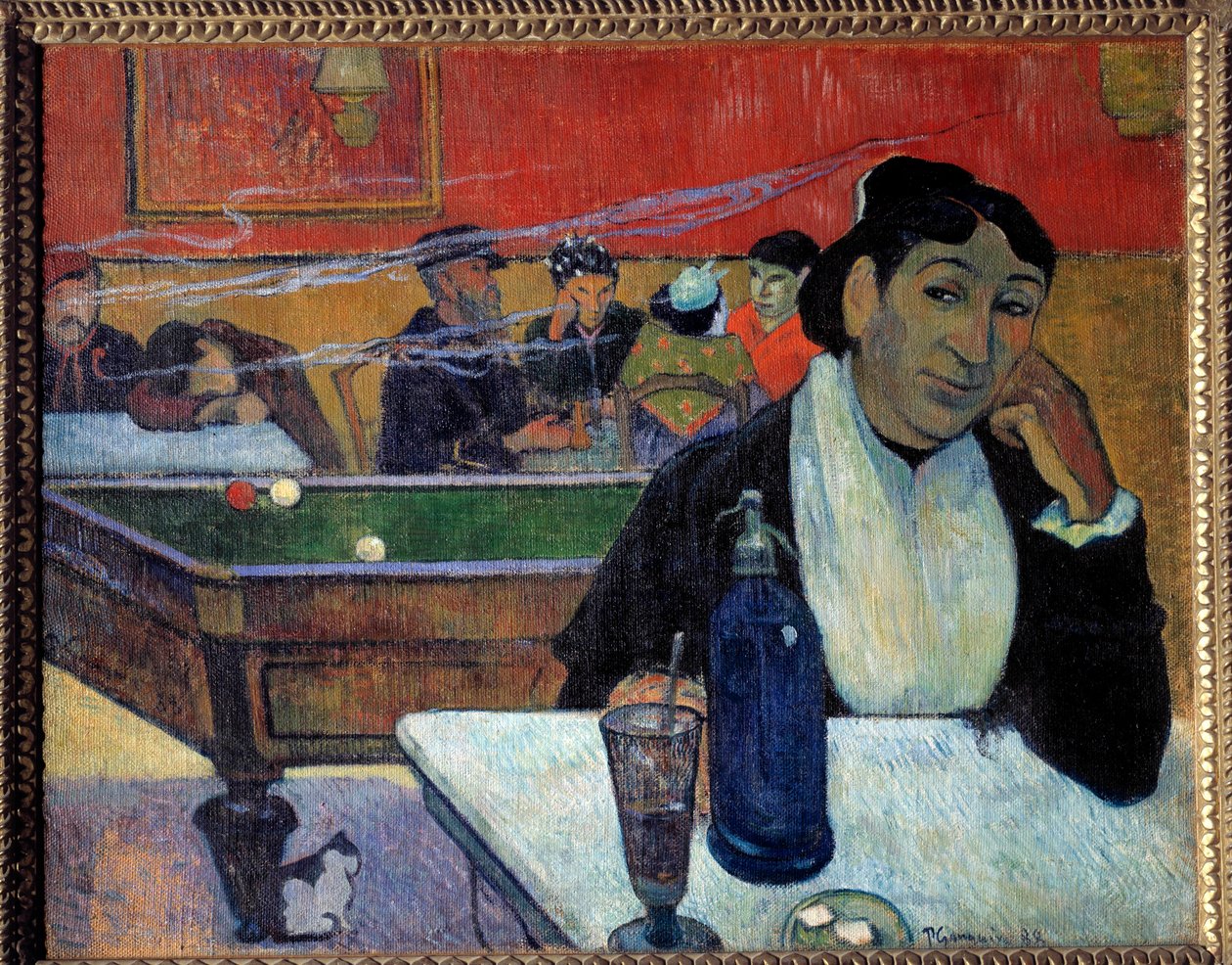In het café (Arles) door Paul Gauguin