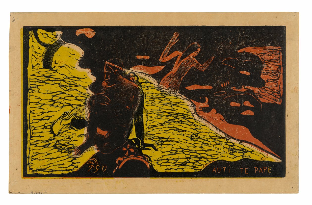 Auti te pape (Vrouwen bij de rivier), uit de Noa Noa Suite door Paul Gauguin