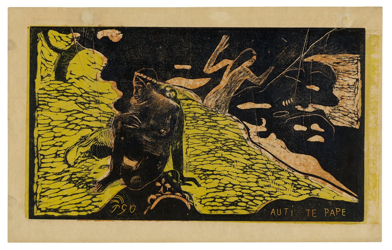 Auti te pape (Vrouwen bij de rivier), uit de Noa Noa Suite door Paul Gauguin
