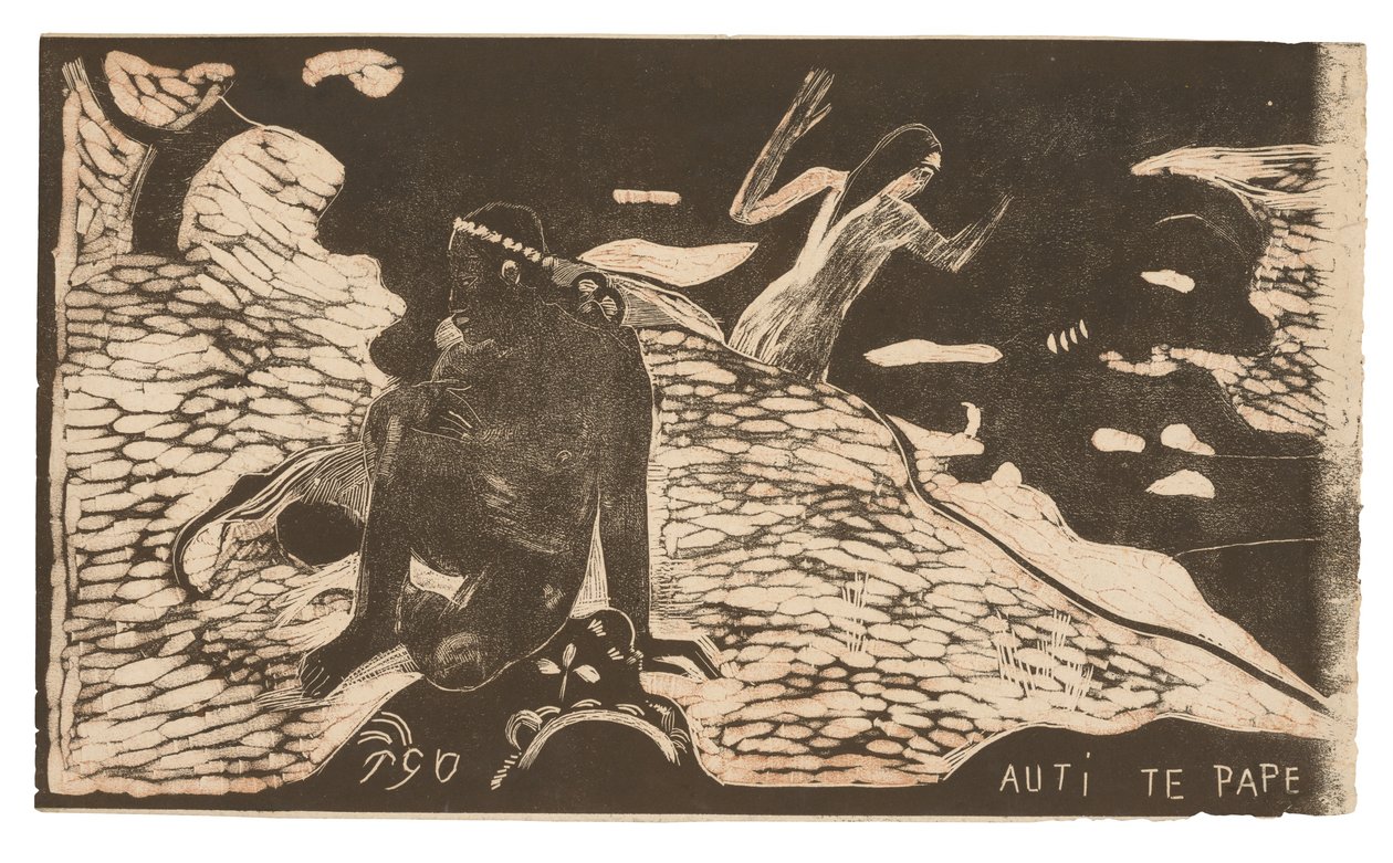 Auti te pape (Vrouwen bij de rivier), uit de Noa Noa Suite door Paul Gauguin