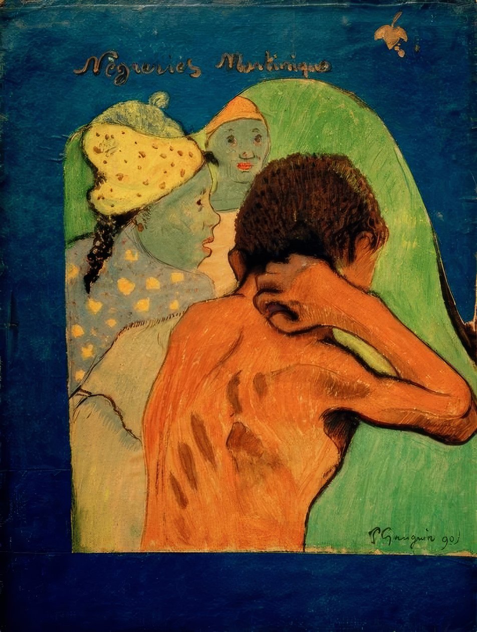 Zwarte Martinique door Paul Gauguin