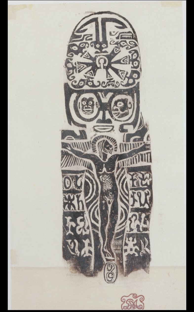 Christus aan het kruis, 1926 door Paul Gauguin