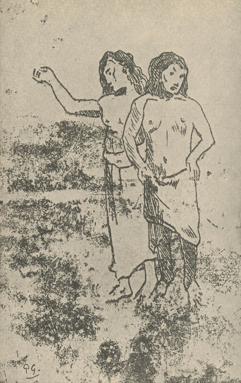 Tekening, 1936 door Paul Gauguin
