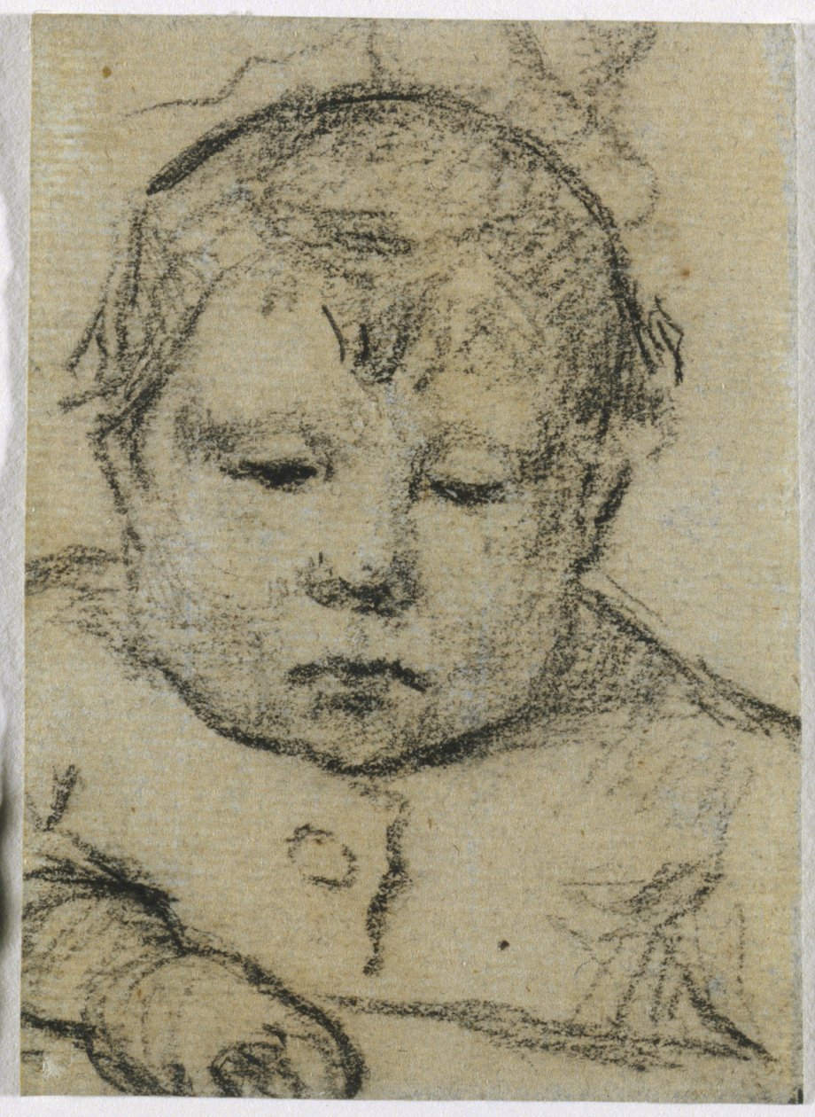 Emil Gauguin als kind, rechterhand naar voren door Paul Gauguin